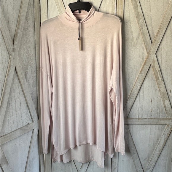 Coco + Carmen Tops - Coco + Carmen Blush Turtleneck Sweater